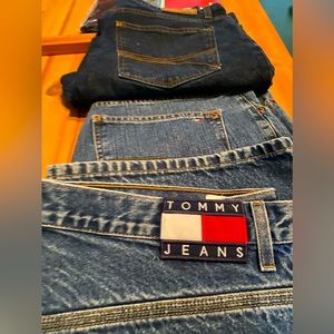 Like new mens jeans Tommy Hilfiger. One pair never worn other two like new